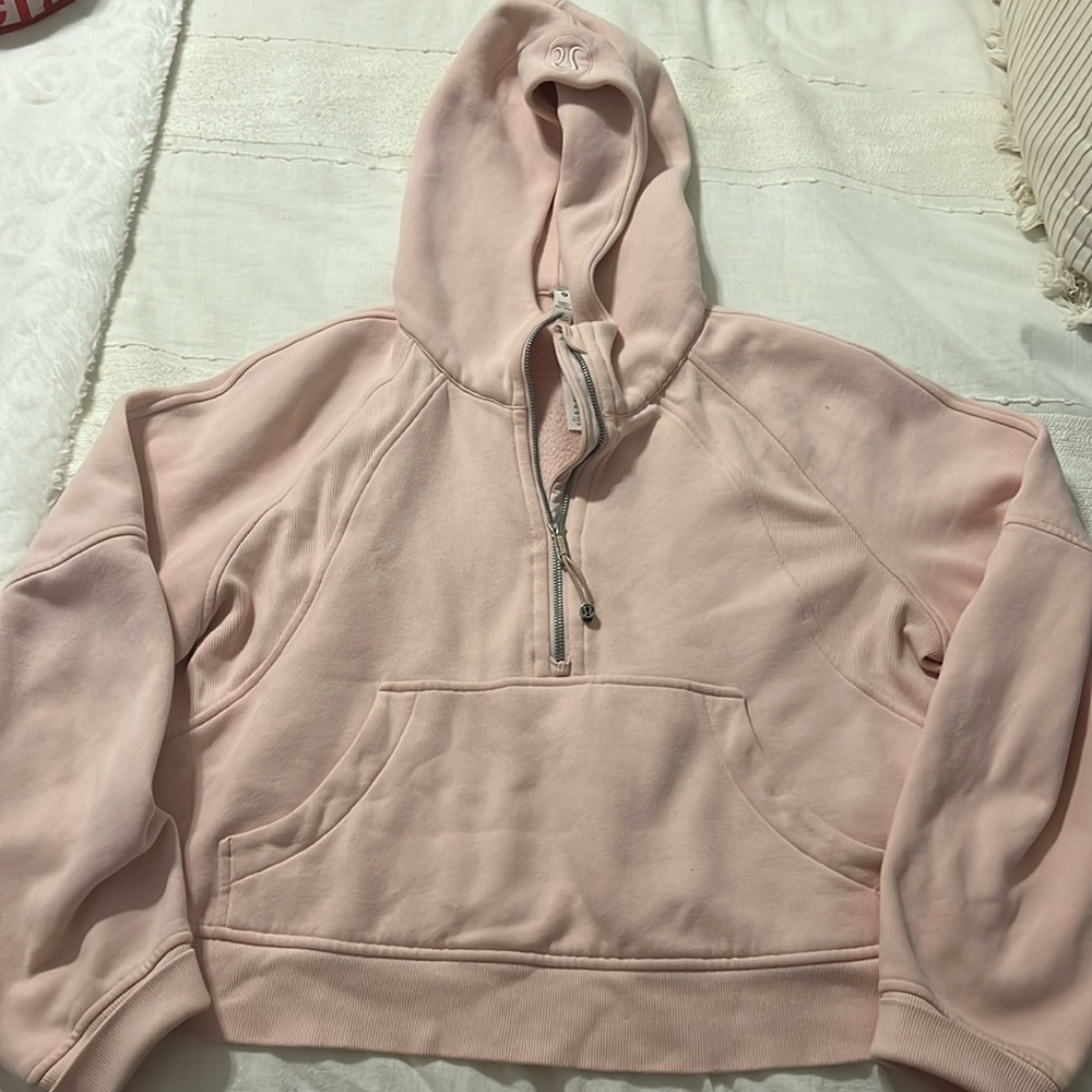 Lululemon Scuba half zip cropped jacket